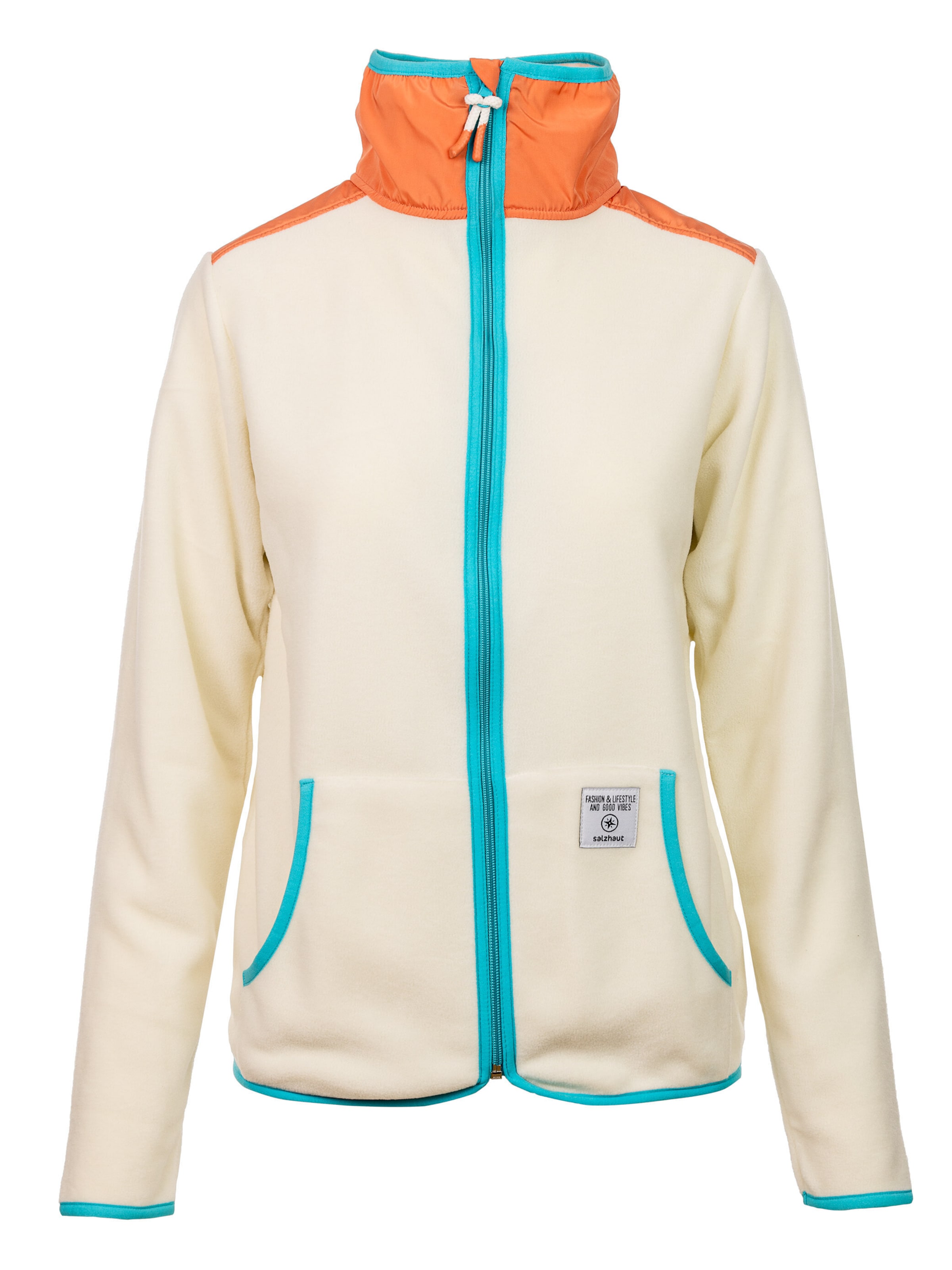 salzhaut Between-season jacket 'Kloowerblad' in White: front