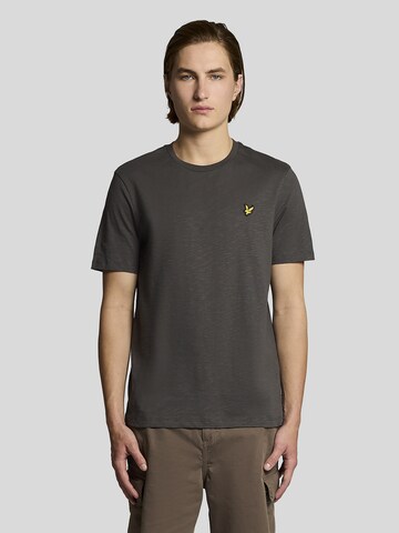 T-Shirt 'Fine Slub' Lyle & Scott en marron : devant