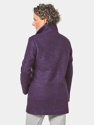Goldner Between-Seasons Coat in Purple