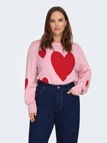 ONLY Carmakoma Tröja 'CARMontana' i rosa