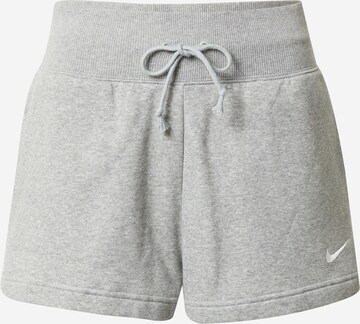 Pantaloni 'Phoenix Fleece' de la Nike Sportswear pe gri: față