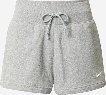 Nike Sportswear Broek 'Phoenix Fleece' in Grijs: voorkant