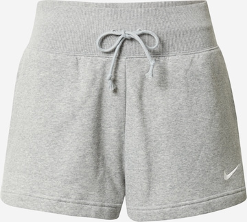 Pantaloni 'Phoenix Fleece' de la Nike Sportswear pe gri: față