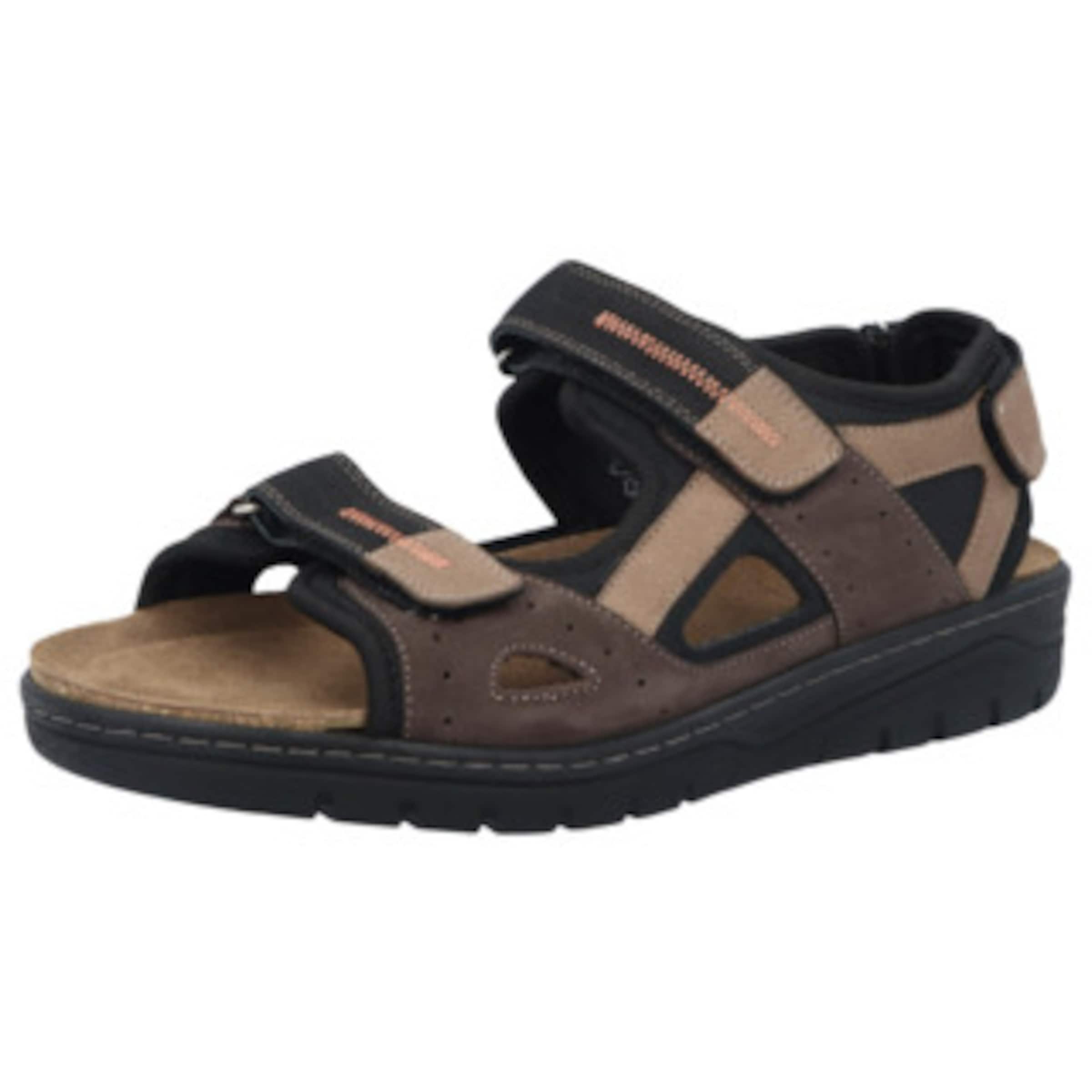 SOLIDUS Trekking sandal in Brown: front