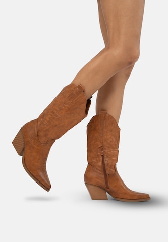 Salinyang Cowboylaarzen in Bruin