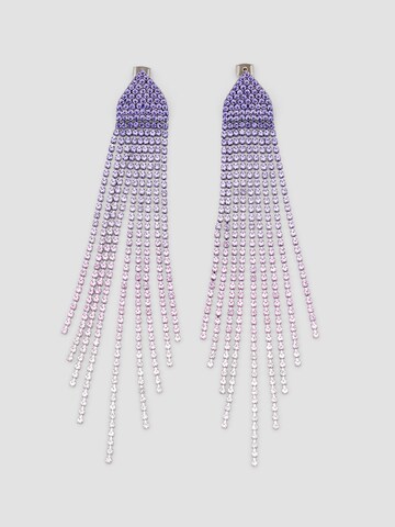 Boucles d'oreilles 'Ruth' LeGer by Lena Gercke en violet : devant