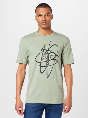 T-Shirt 'Dapuseni' HUGO en vert : devant