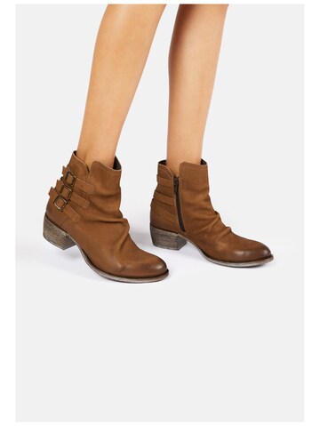 Bottines FELMINI en marron : devant