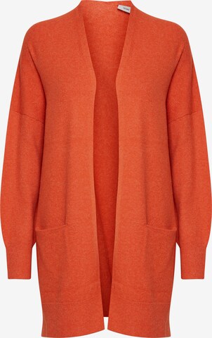 ICHI Knit Cardigan 'IHALPA' in Orange: front