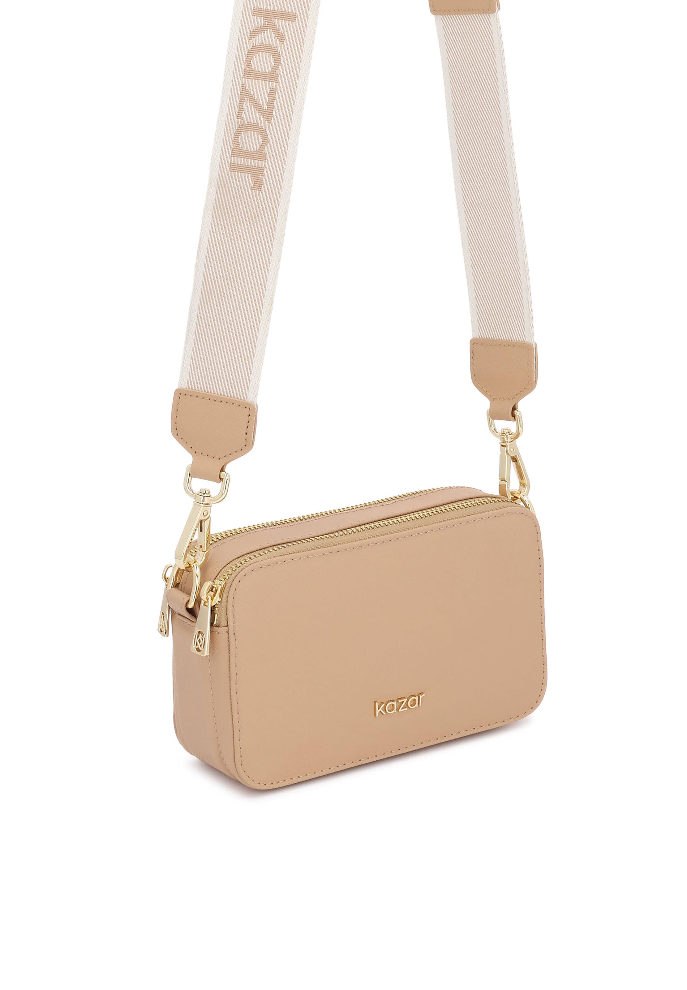 Geantă de umăr de la Kazar pe bej
