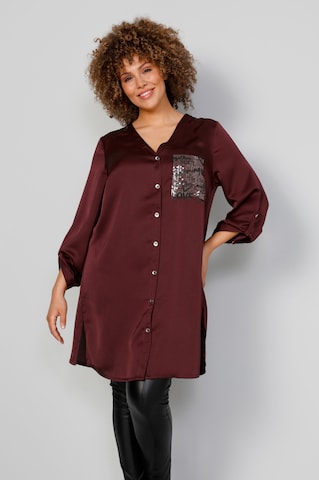 MIAMODA Blouse in Rood: voorkant