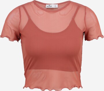 HOLLISTER - Camiseta en rosa: frente