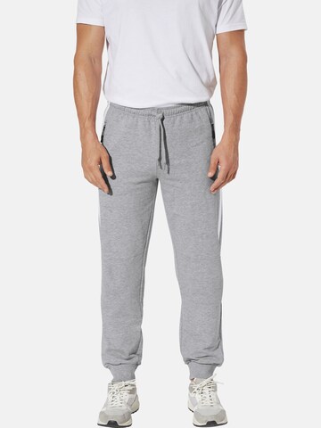 Effilé Pantalon de sport 'Bellarino' BABISTA en gris : devant