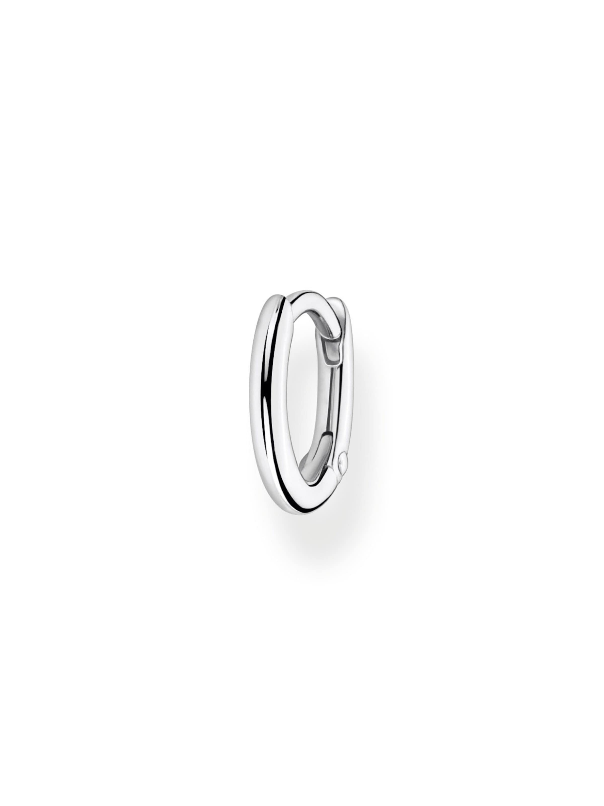 Thomas Sabo Ohrringe 'Single' in Silber: Vorderseite