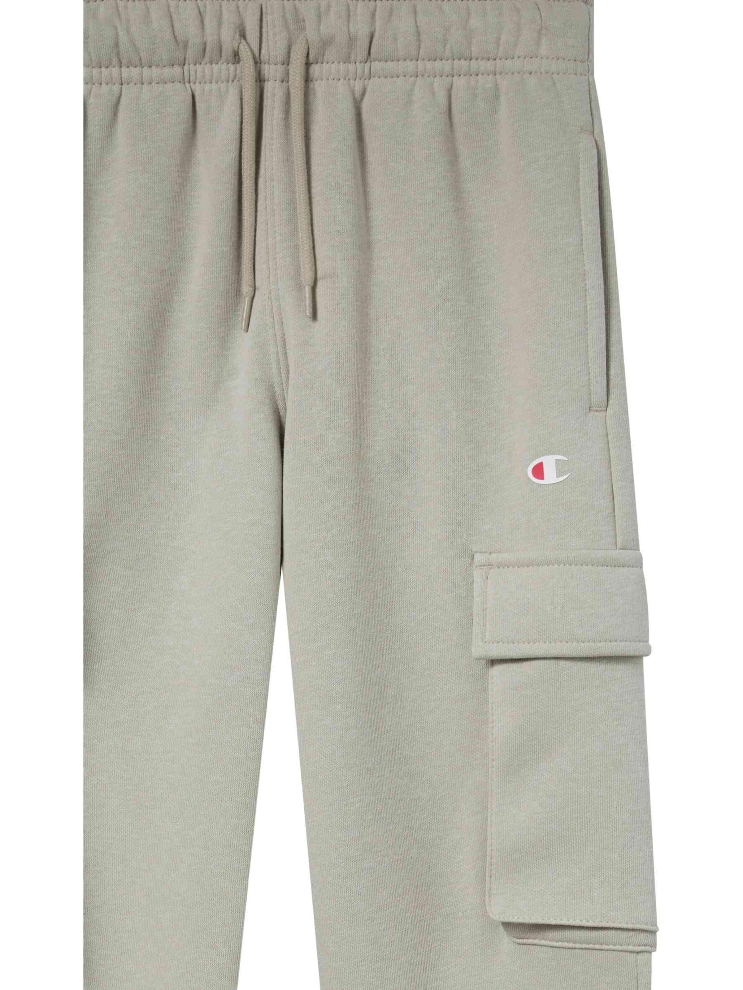 regular Pantaloni sportivi 'Pantalon junior champion beige side pockets icons logo jogger' di Champion in grigio