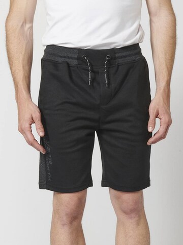 KOROSHI tavaline Püksid, värv must: eest vaates