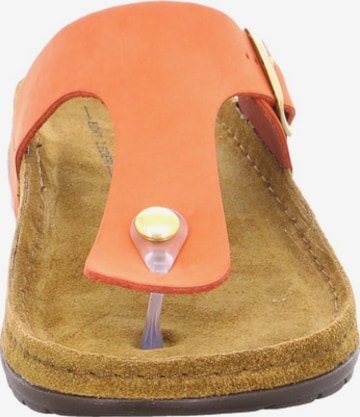 ROHDE T-Bar Sandals in Orange