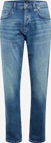 QS Regular Jeans in Blauw: voorkant