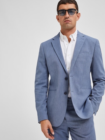 SELECTED HOMME Slim fit Business Blazer 'Josh' in Blue