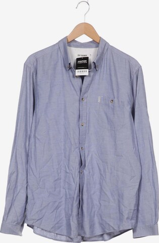Ben Sherman Button Up Shirt in XXL in Blue: front