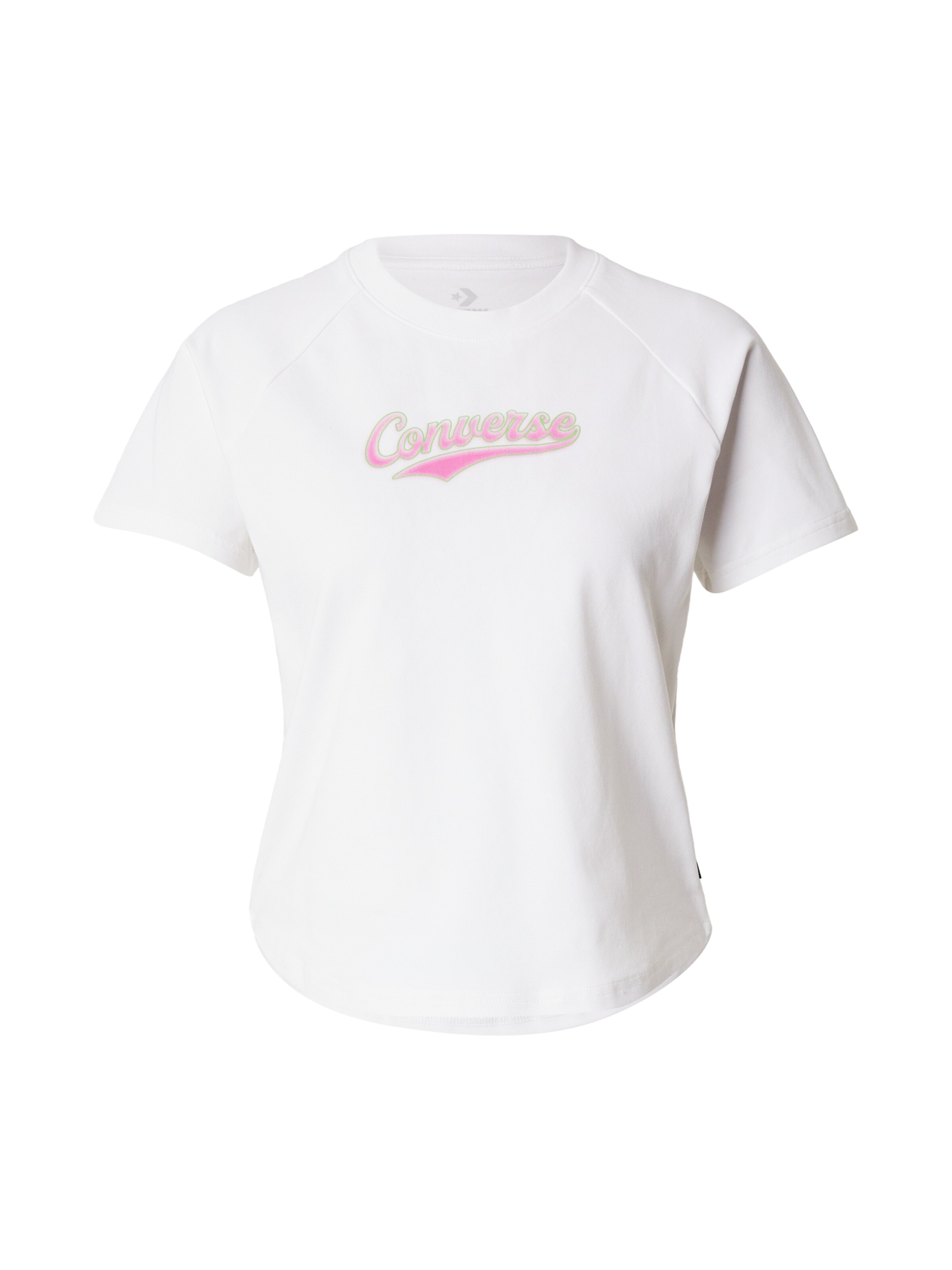 CONVERSE Футболка в Зеленый / Розовый / Белый, Обзор товара