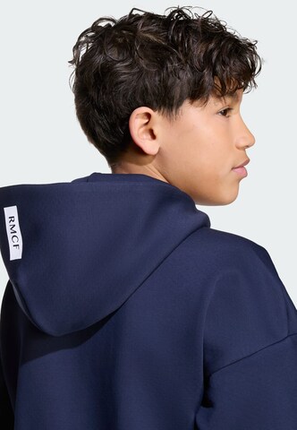 ADIDAS PERFORMANCE Sportsweatjacke 'Real Madrid Anthem' in Blau