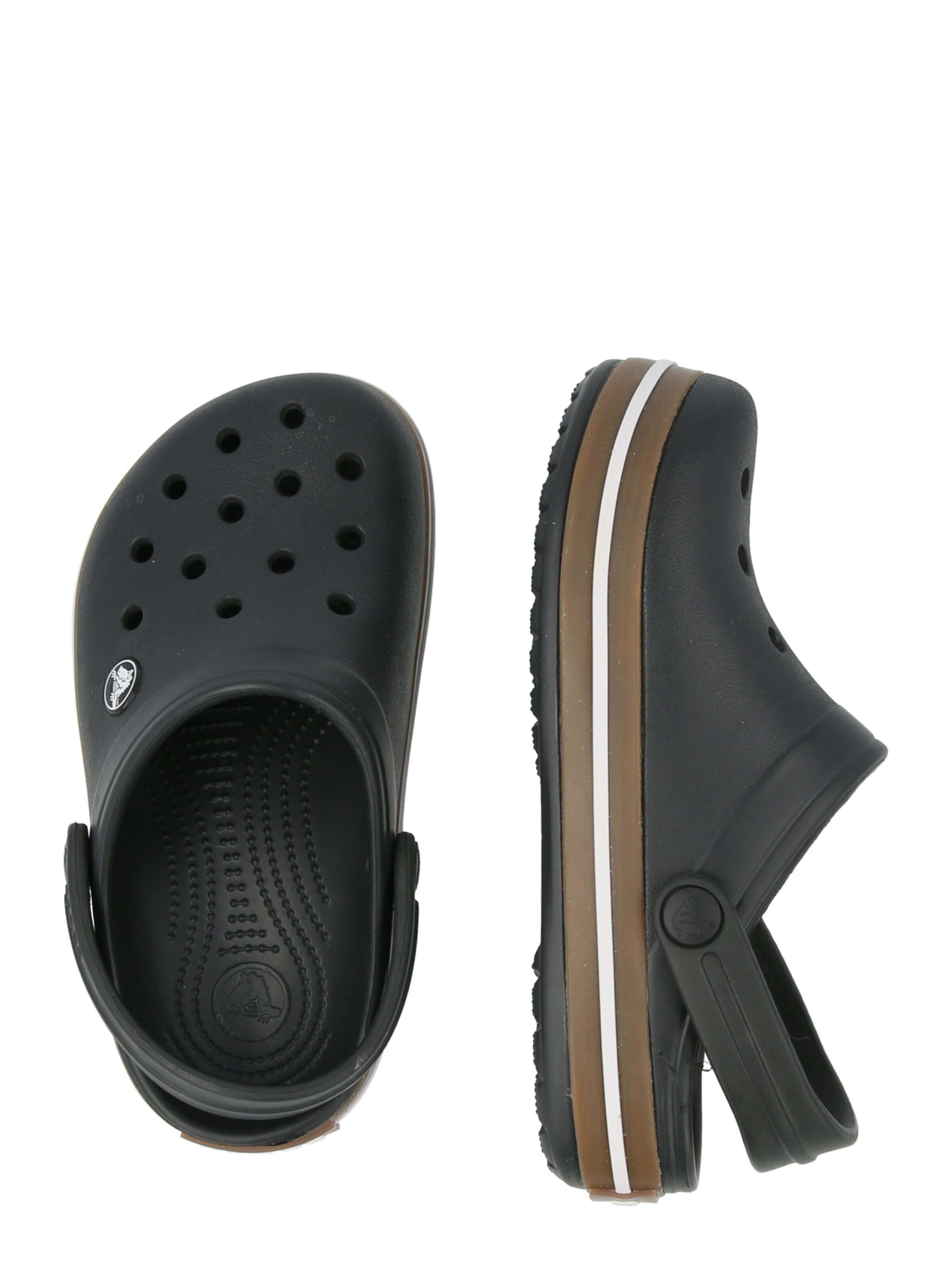 Crocs Ανοικτά παπούτσια 'Crocband' σε μαύρο