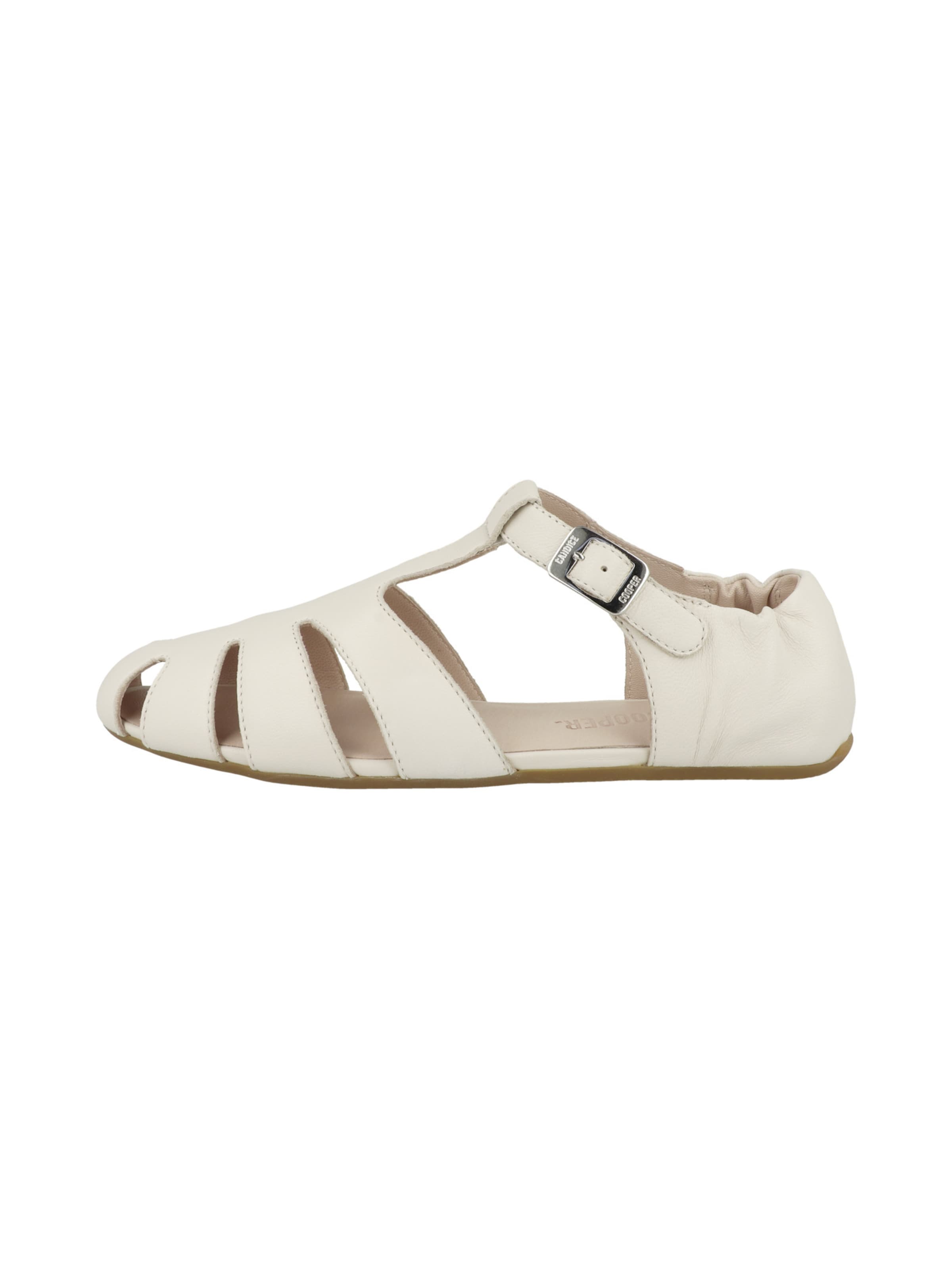 Candice Cooper Sandalen met riem ' DANDY T-BAR ' in Wit