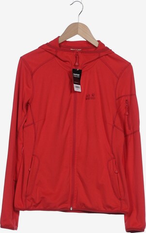 JACK WOLFSKIN Sweatshirt & Zip-Up Hoodie in XL in Red: front