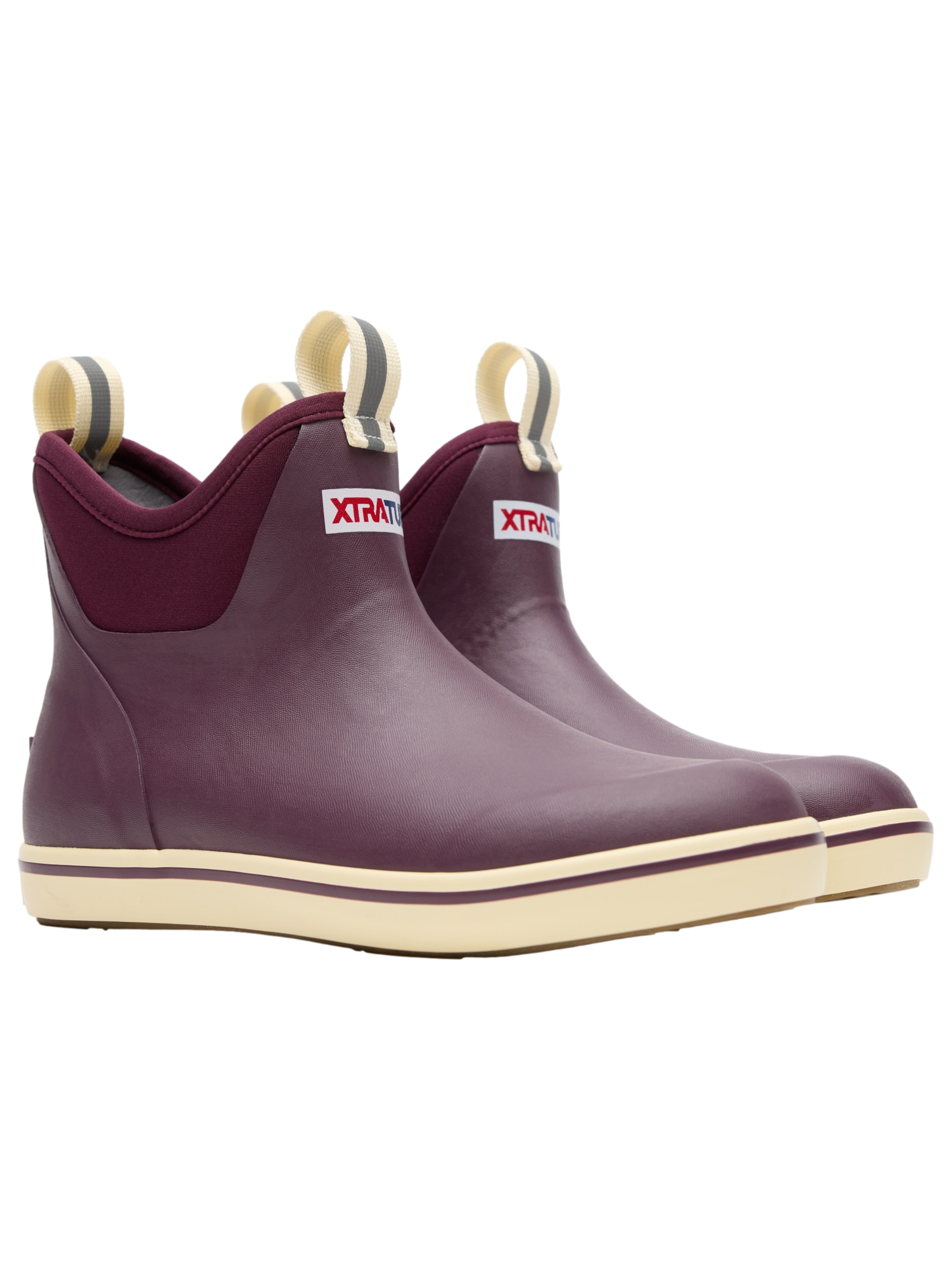 XtraTuf Rubber Boots 'Womens Ankle Deck Boot' in Purple
