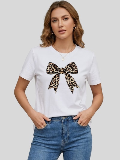 LapaPlus Shirt 'Women's Short Sleeve Shirt Summer Tops' in S in de kleur Wit, Productweergave