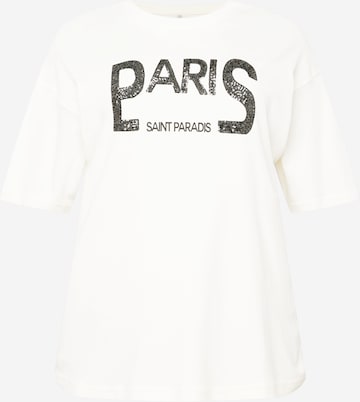 River Island Plus T-Shirt in Weiß: predná strana
