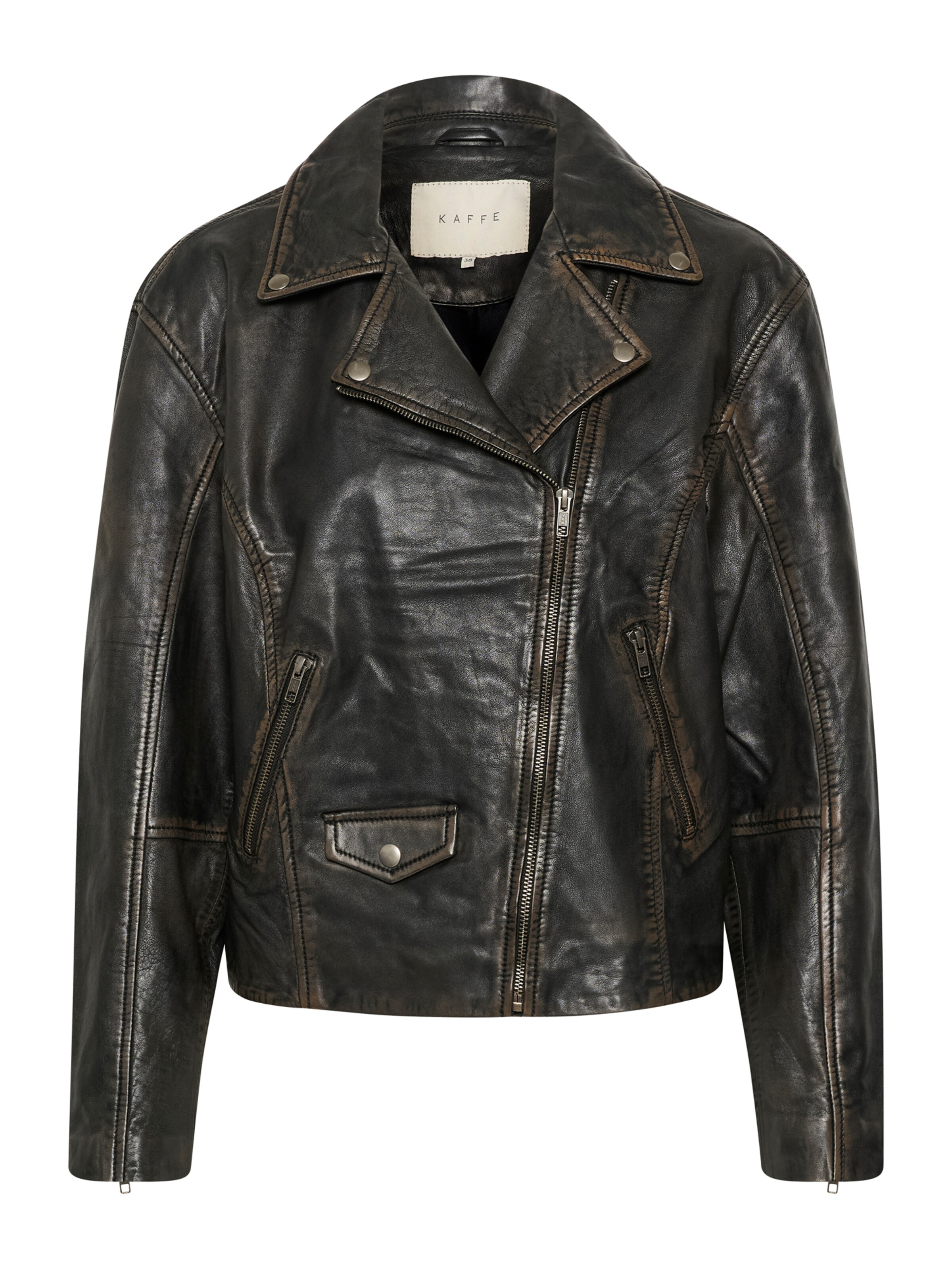 Kaffe Veste mi-saison 'Jane' en noir, Vue avec produit