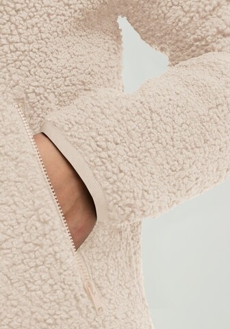 JACK WOLFSKIN Athletic fleece jacket in Beige