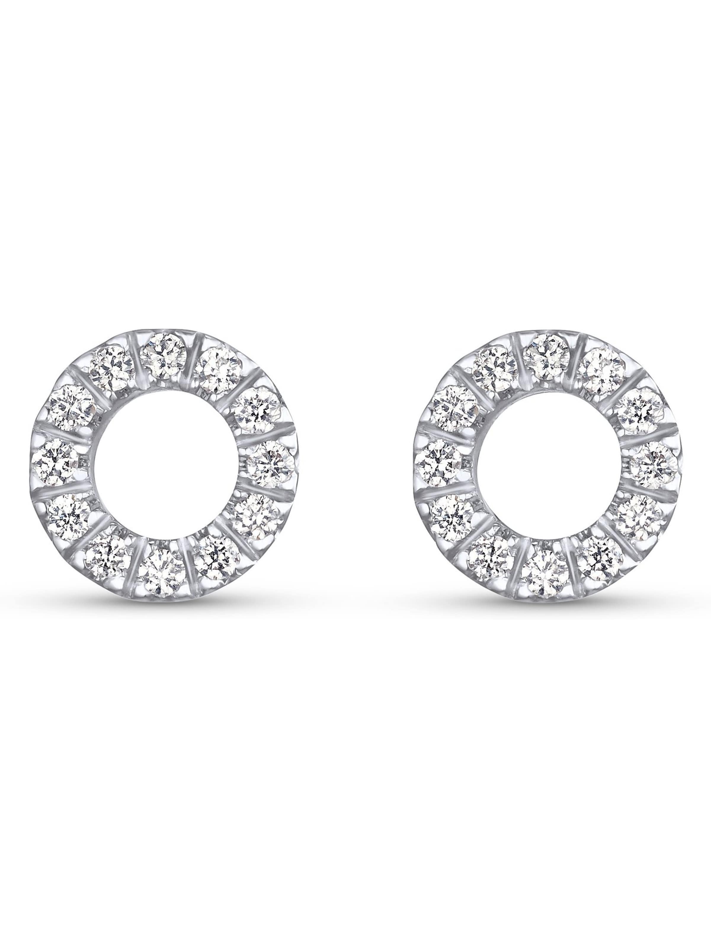 CHRIST Earrings in White: front