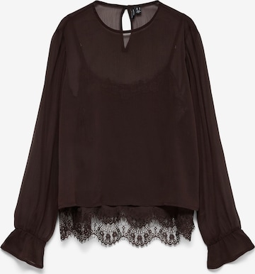 VERO MODA - Blusa 'VMLalie' en marrón: frente
