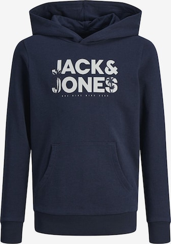 Sweat Jack & Jones Junior en bleu : devant