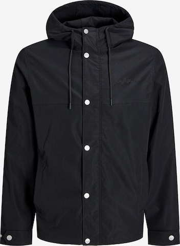 JACK & JONES - Chaqueta de entretiempo 'LUCCA' en negro: frente