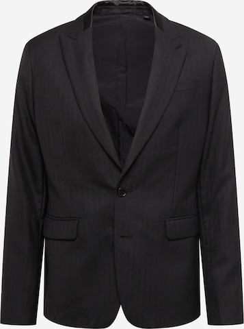 AllSaints - Ajuste regular Chaqueta saco 'BANE' en negro: frente