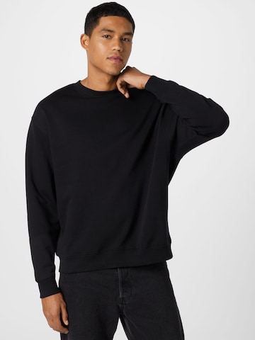 WEEKDAY Sweatshirt in Black: front