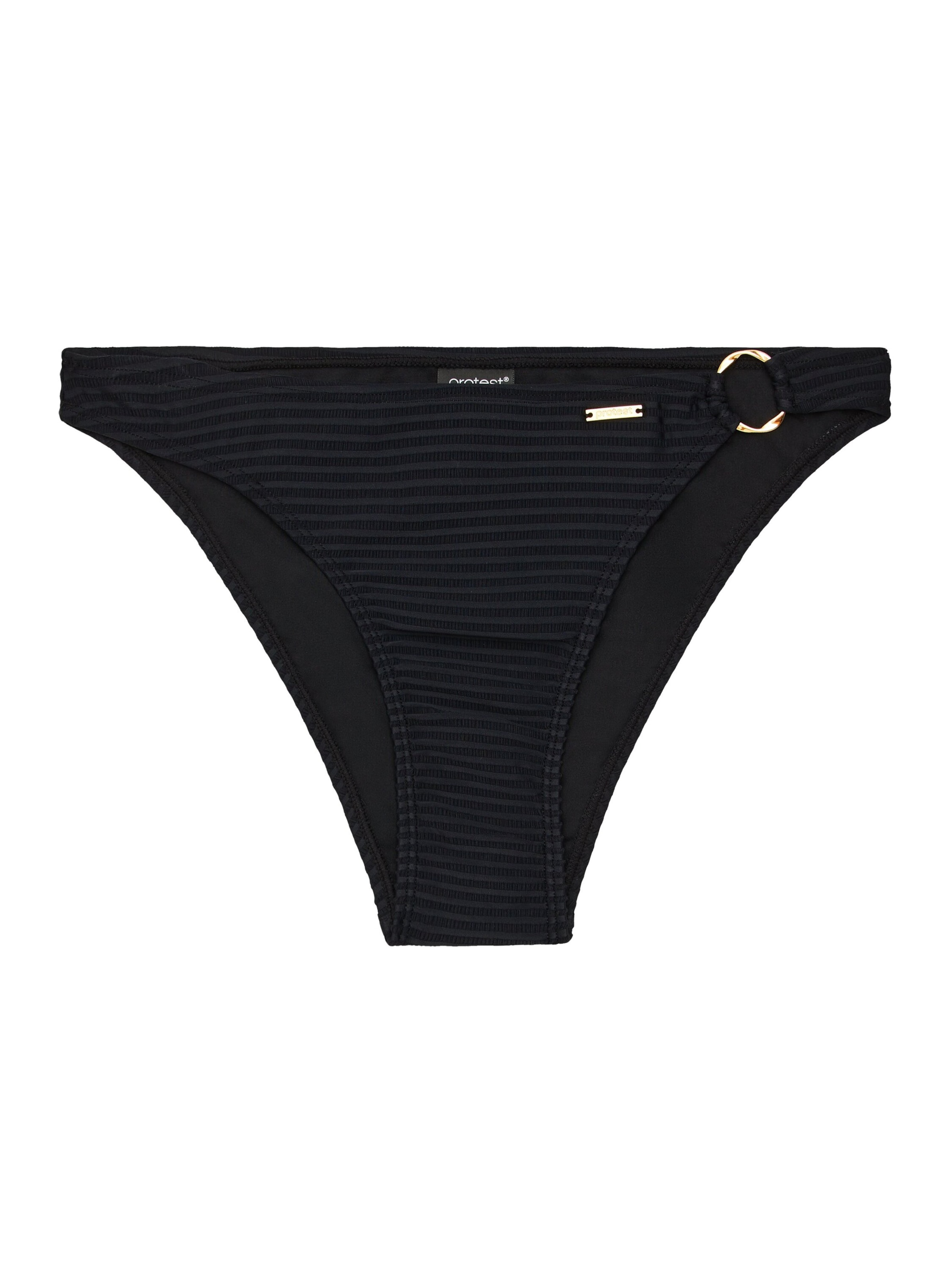 PROTEST Bikinihose 'MIXGayler'‌‌‌‌‌‌ in Schwarz: Vorderseite