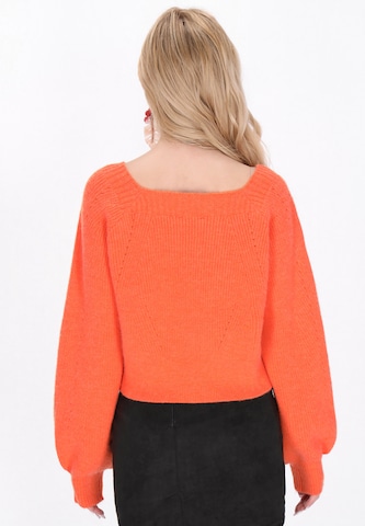Pull-over IZIA en orange
