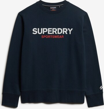 Sweat-shirt Superdry en bleu : devant