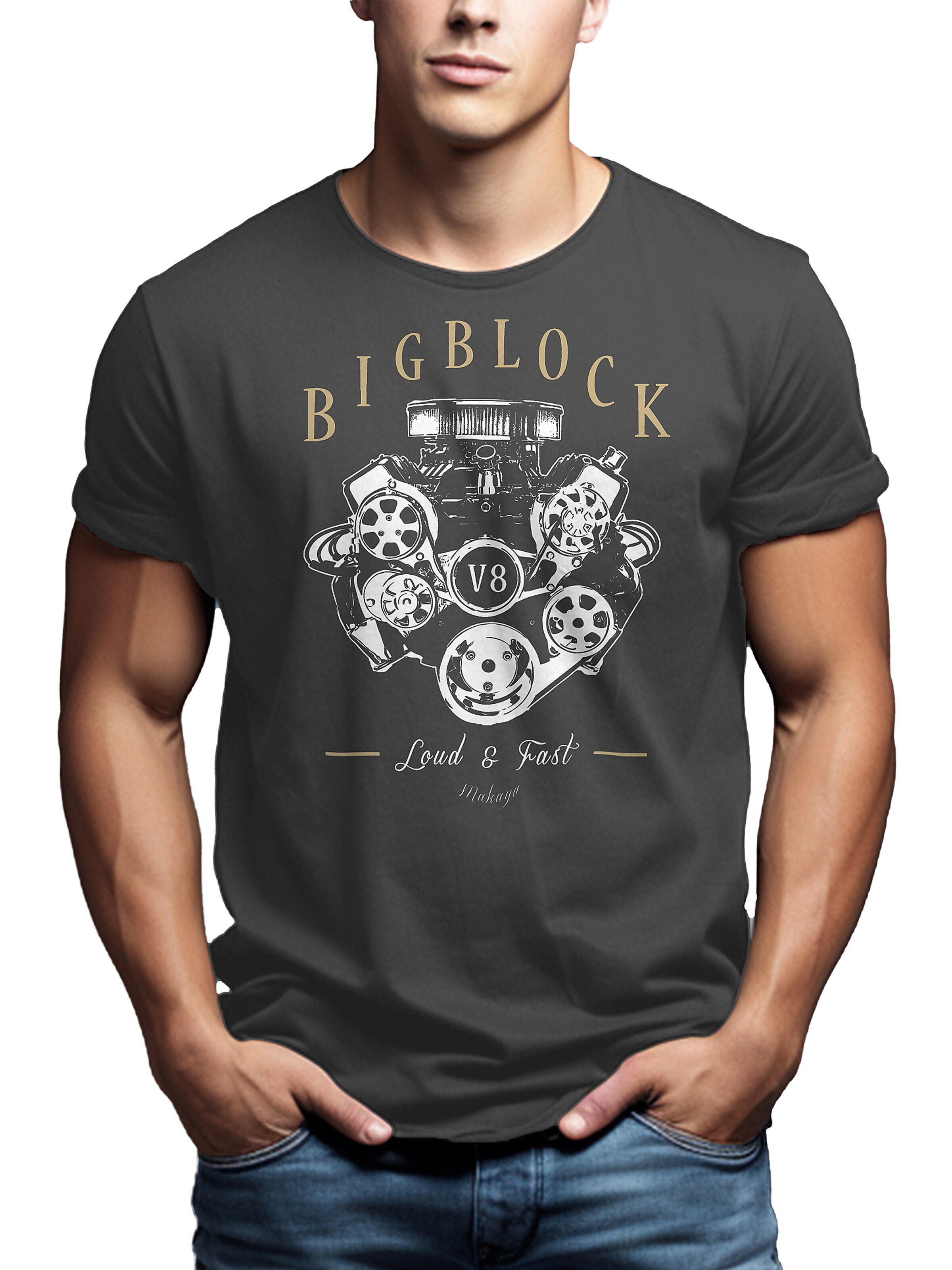 MAKAYA Shirt in Grey: front