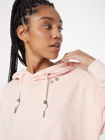 Ragwear Sweatshirt 'RUFLE' in Roze