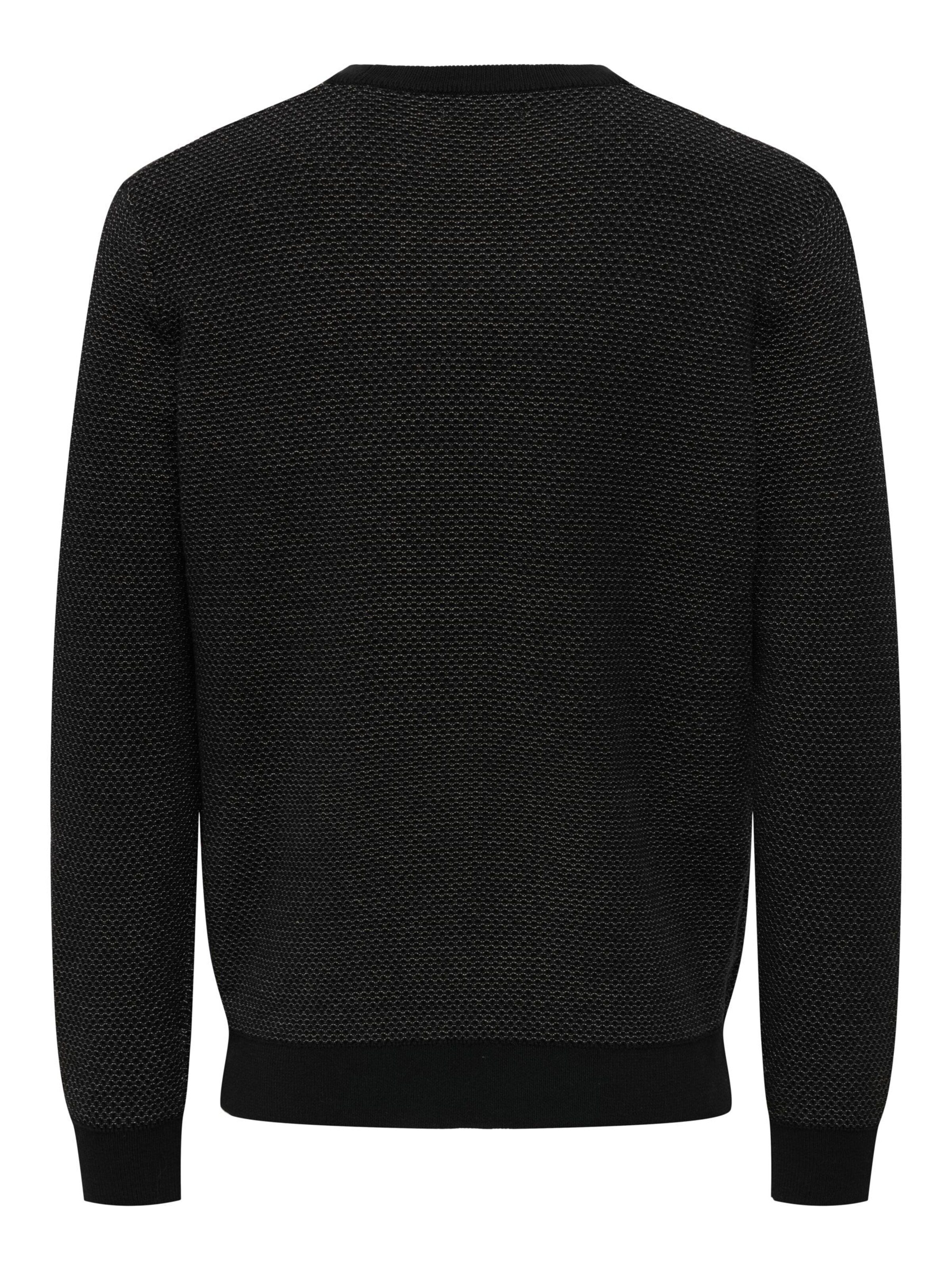 Only & Sons Pullover 'ONSMorgan' in Schwarz