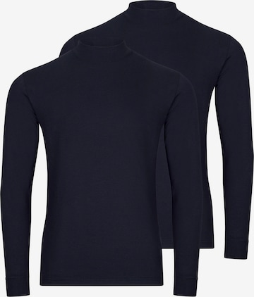 Ragman Shirt 'Basic' in Blauw: voorkant