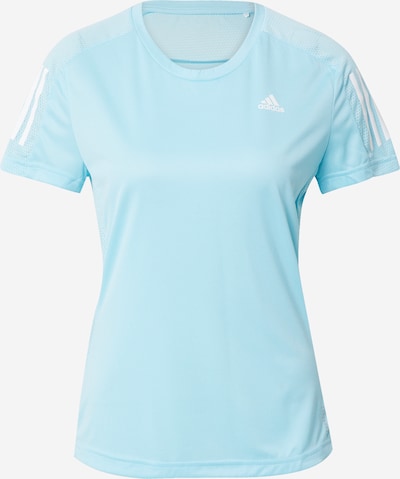 ADIDAS PERFORMANCE Sportshirt 'Own the Run' in hellblau / weiß, Produktansicht