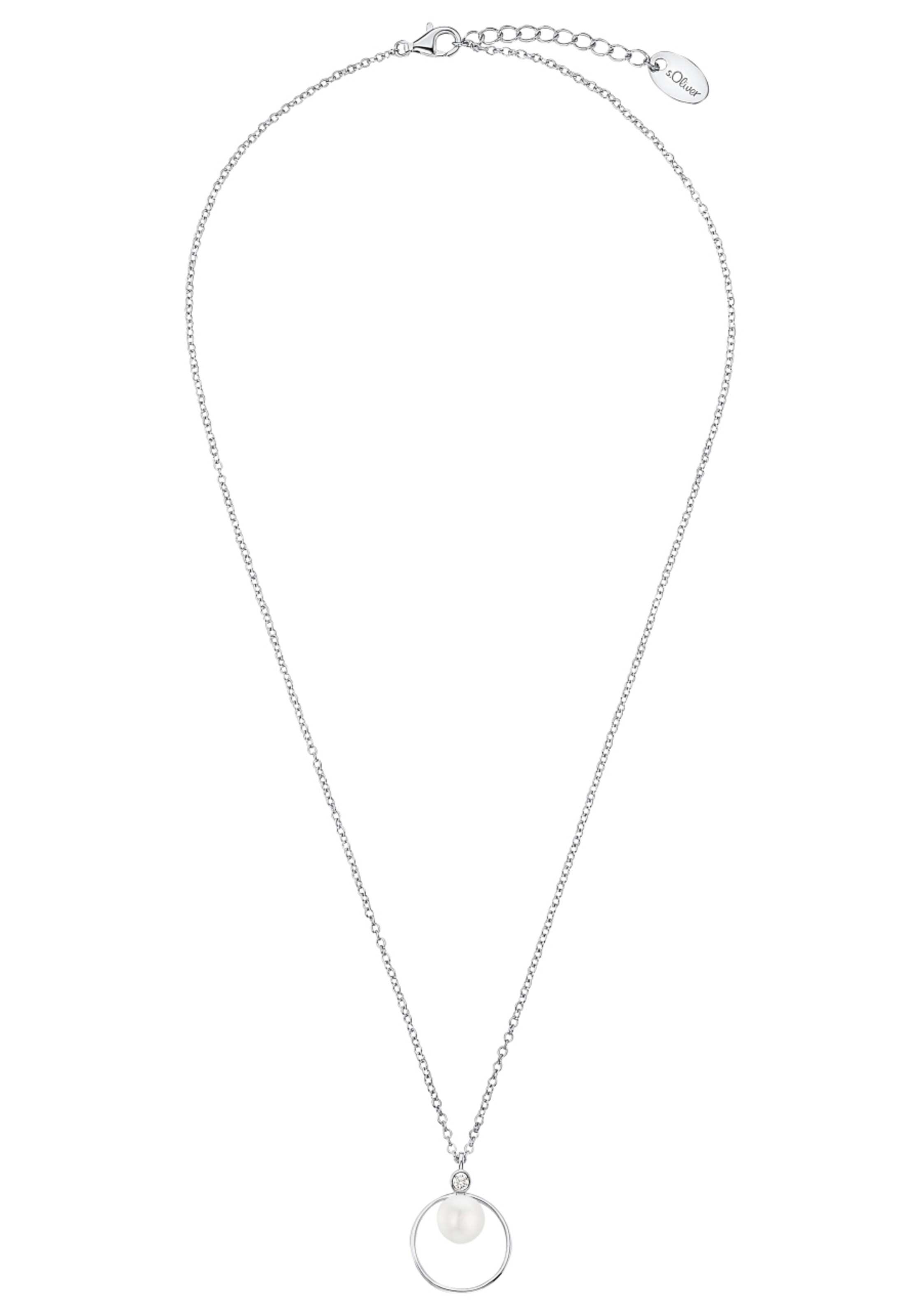 s.Oliver Necklace in Silver: front