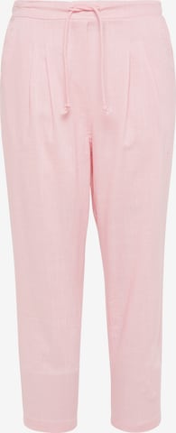 Usha - Pantalón plisado en rosa: frente